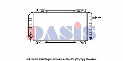 AKS DASIS 090008n -  Радиатор, охлаждение двигателя